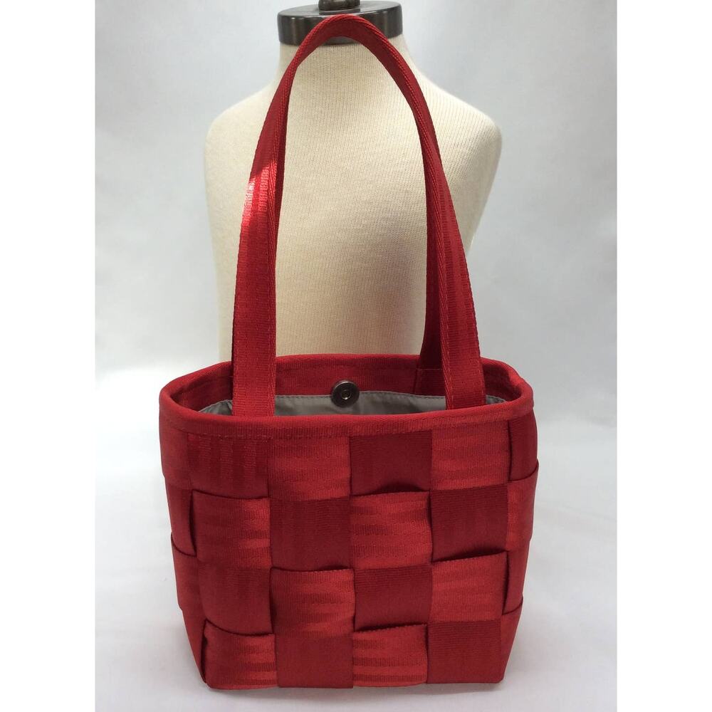 Harveys Style Seatbelt Purse Bag Crimson Red Small